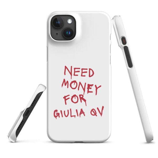 Need Money For Giulia QV Rosso Snap case for iPhone®