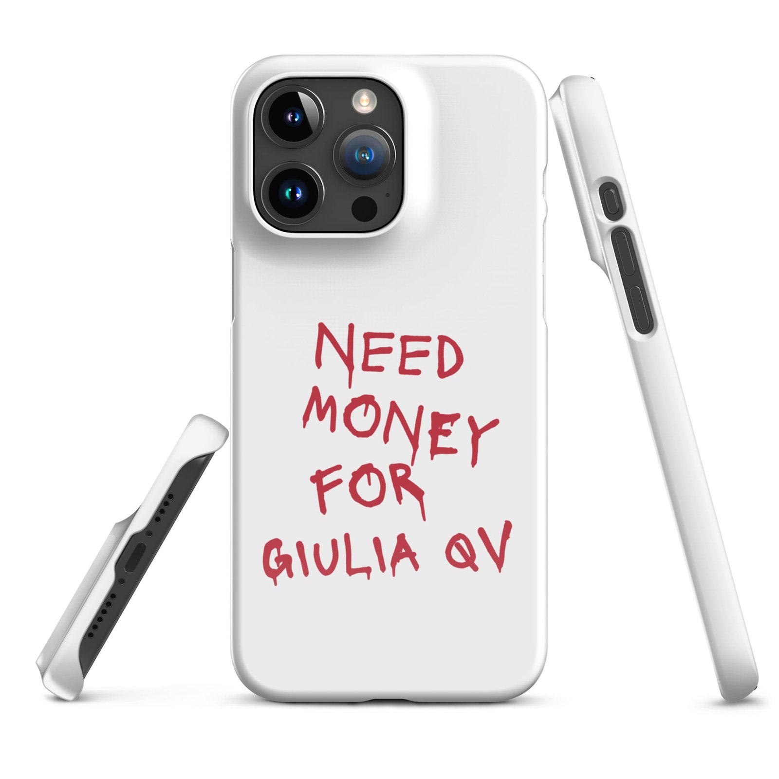 Need Money For Giulia QV Rosso Snap case for iPhone®