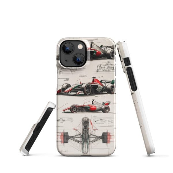 Alfa Romeo F1 concept drawings case for iPhone® - Image 2