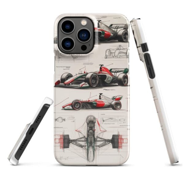 Alfa Romeo F1 concept drawings case for iPhone® - Image 5