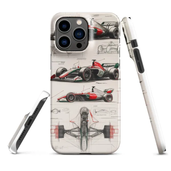 Alfa Romeo F1 concept drawings case for iPhone® - Image 9