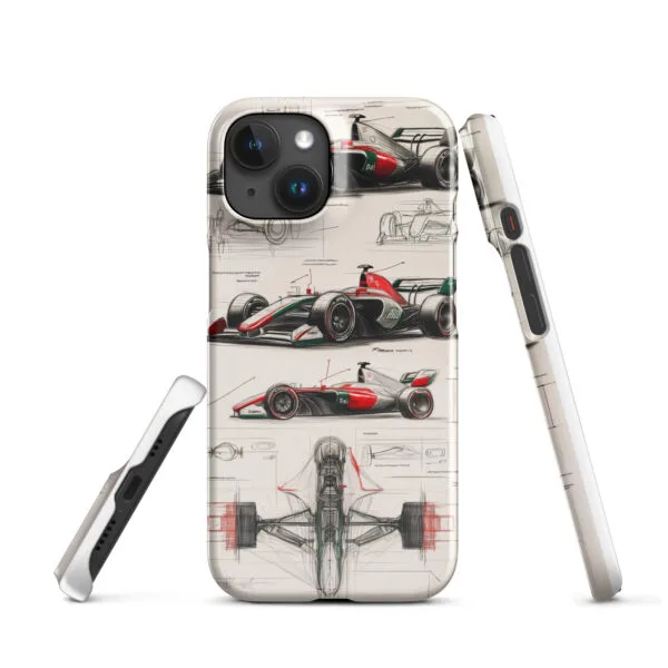 Alfa Romeo F1 concept drawings case for iPhone® - Image 10