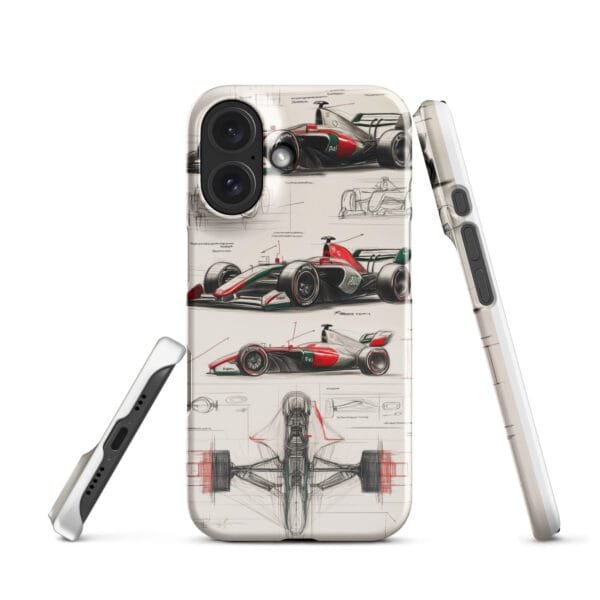 Alfa Romeo F1 concept drawings case for iPhone® - Image 14