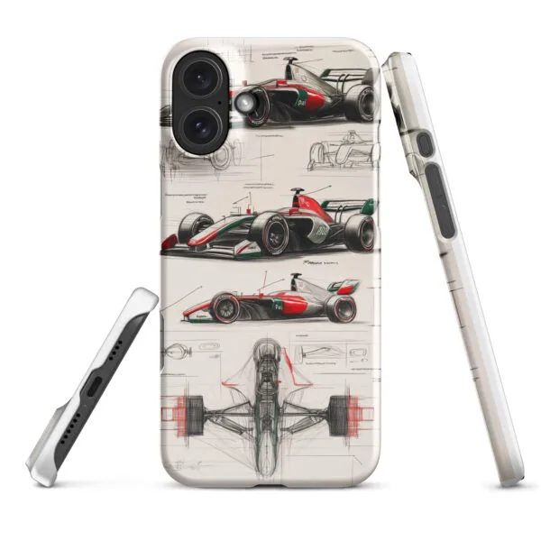 Alfa Romeo F1 concept drawings case for iPhone® - Image 15