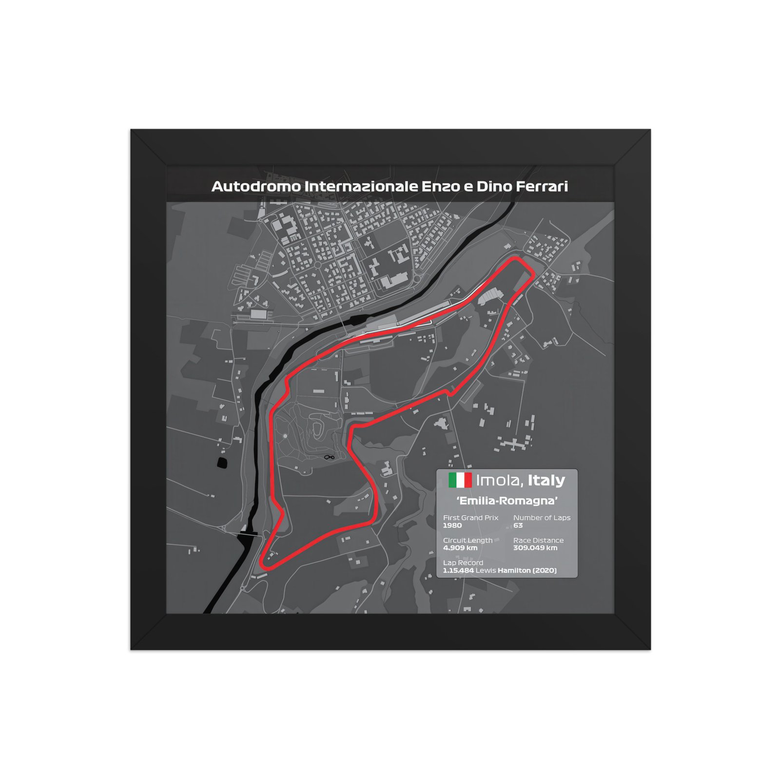 Imola F1 Grand Prix Wall Art – A Tribute to the Iconic Italian Circuit