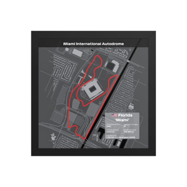 Miami F1 Grand Prix Wall Art – A Tribute to Modern Racing Excellence - Image 2