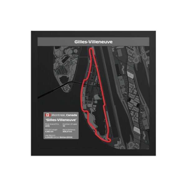 Circuit Gilles Villeneuve Wall Art – A Tribute to the Heart of Canadian F1 - Image 3
