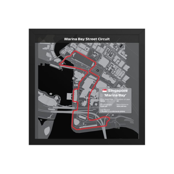 Singapore F1 Grand Prix Wall Art – Marina Bay Under the Lights - Image 3