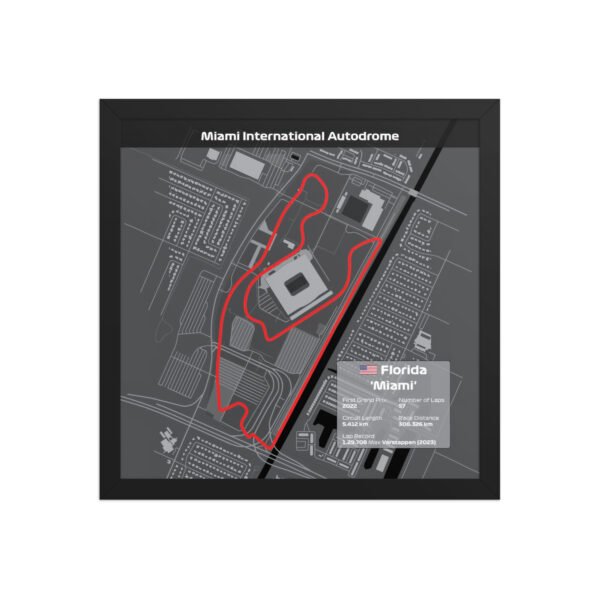 Miami F1 Grand Prix Wall Art – A Tribute to Modern Racing Excellence - Image 3