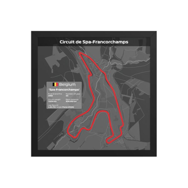 Belgian F1 Grand Prix Wall Art – A Tribute to Spa-Francorchamps - Image 3