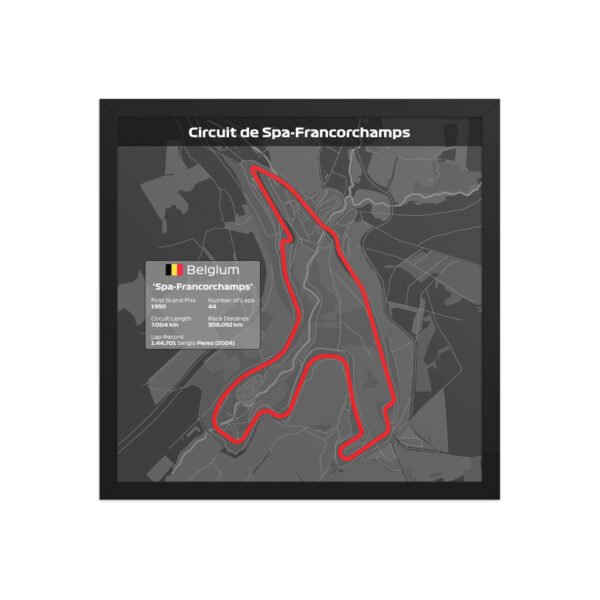 Belgian F1 Grand Prix Wall Art – A Tribute to Spa-Francorchamps - Image 4