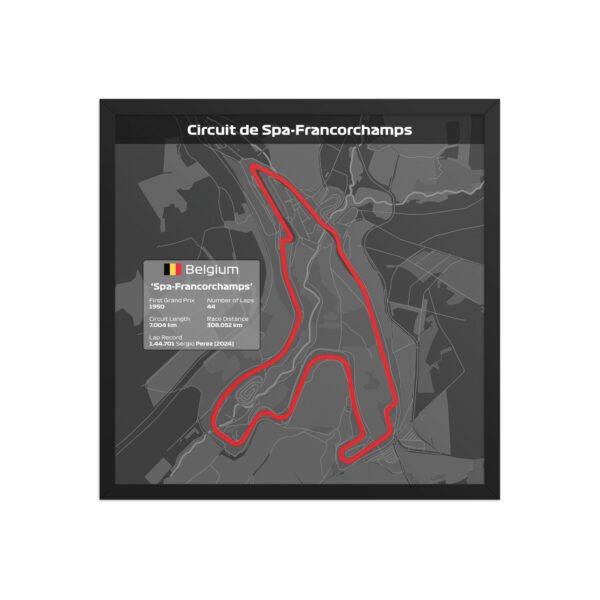 Belgian F1 Grand Prix Wall Art – A Tribute to Spa-Francorchamps - Image 5