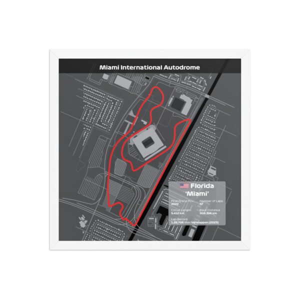 Miami F1 Grand Prix Wall Art – A Tribute to Modern Racing Excellence - Image 9