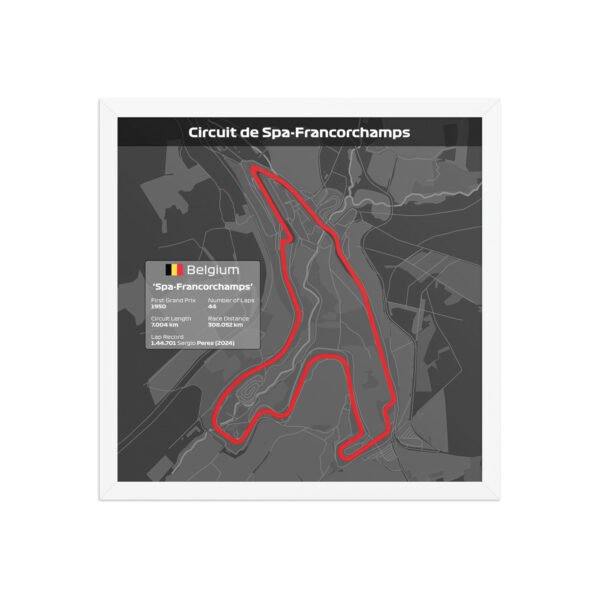 Belgian F1 Grand Prix Wall Art – A Tribute to Spa-Francorchamps - Image 9