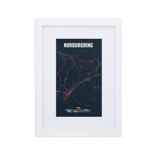 Nürburgring Gesamtstrecke Wall Art – Legendary Circuit for True Car Enthusiasts - immagine 5
