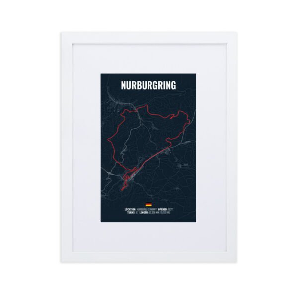 Nürburgring Gesamtstrecke Wall Art – Legendary Circuit for True Car Enthusiasts - immagine 6