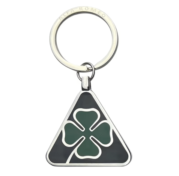 Quadrifoglio Keychain - Authentic Alfa Romeo Lucky Clover Pendant for Giulia & Stelvio Alfisti