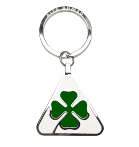 Quadrifoglio Keychain - Authentic Alfa Romeo Lucky Clover Pendant for Giulia & Stelvio Alfisti