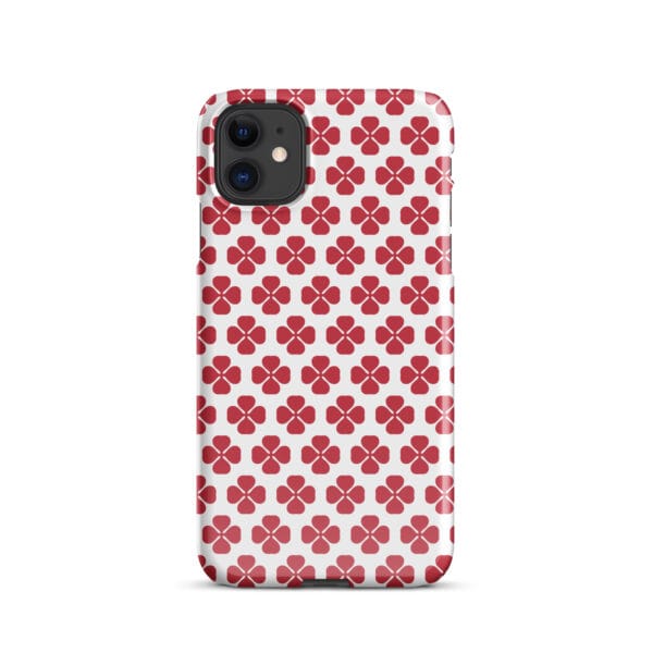 Quadrifoglio Red Snap case for iPhone® - Image 14