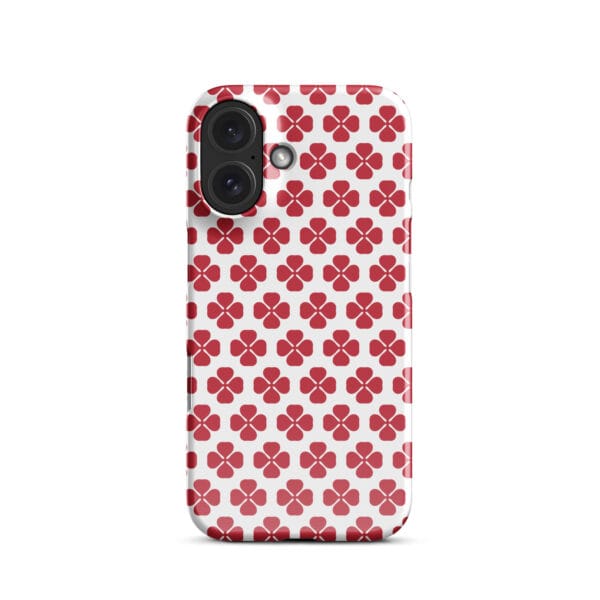 Quadrifoglio Red Snap case for iPhone® - Image 13