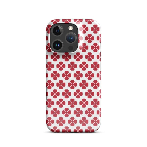 Quadrifoglio Red Snap case for iPhone® - Image 16
