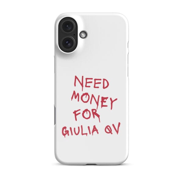 Need Money For Giulia QV Rosso Snap case for iPhone® - Image 15