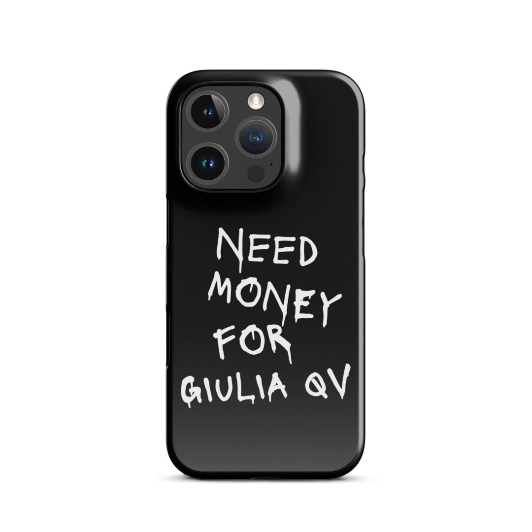 Need Money For Giulia QV Nero Snap case for iPhone® 16 Need Money For Giulia QV Nero Snap case for iPhone® - Image 16