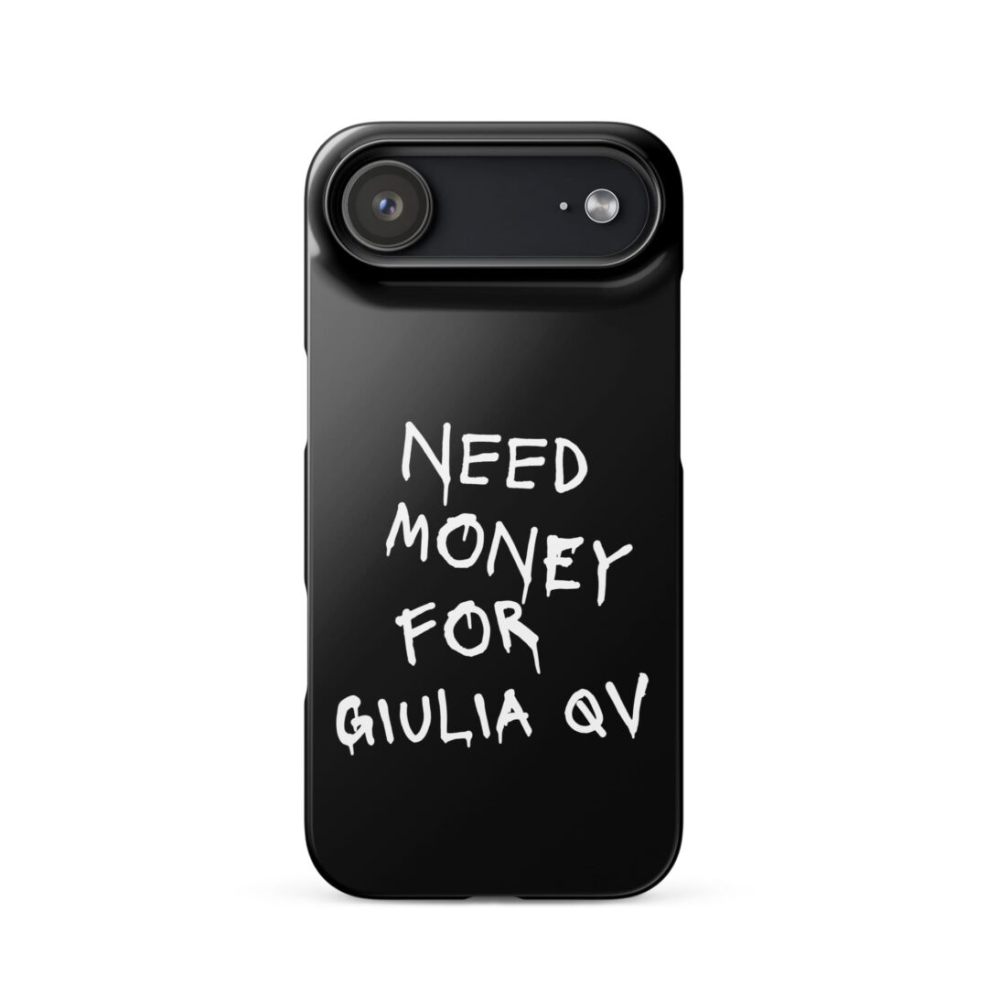 Need Money For Giulia QV Nero Snap case for iPhone® 19 Need Money For Giulia QV Nero Snap case for iPhone® - Image 19