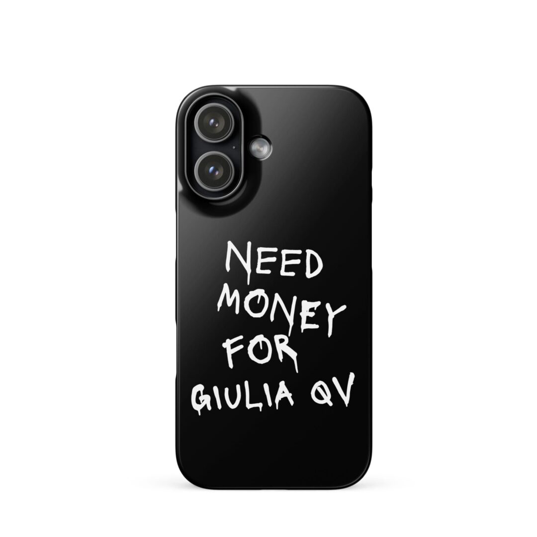Need Money For Giulia QV Nero Snap case for iPhone® 18 Need Money For Giulia QV Nero Snap case for iPhone® - Image 18