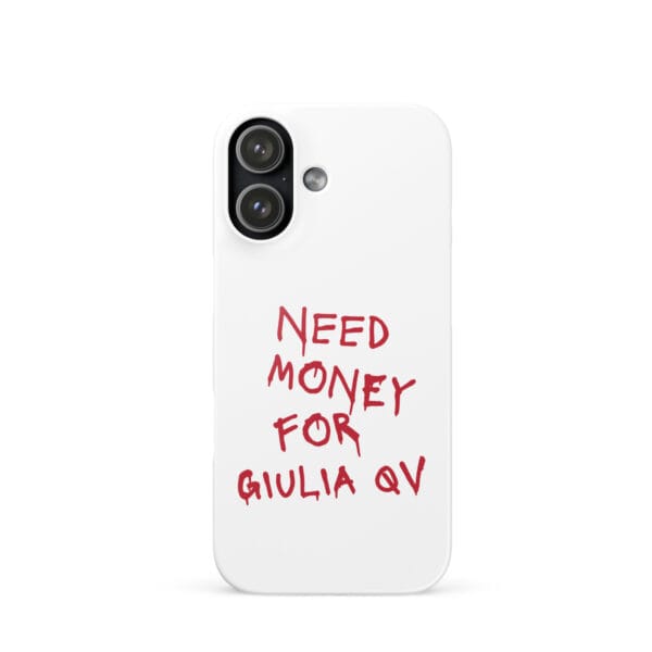 Need Money For Giulia QV Rosso Snap case for iPhone® - Image 18