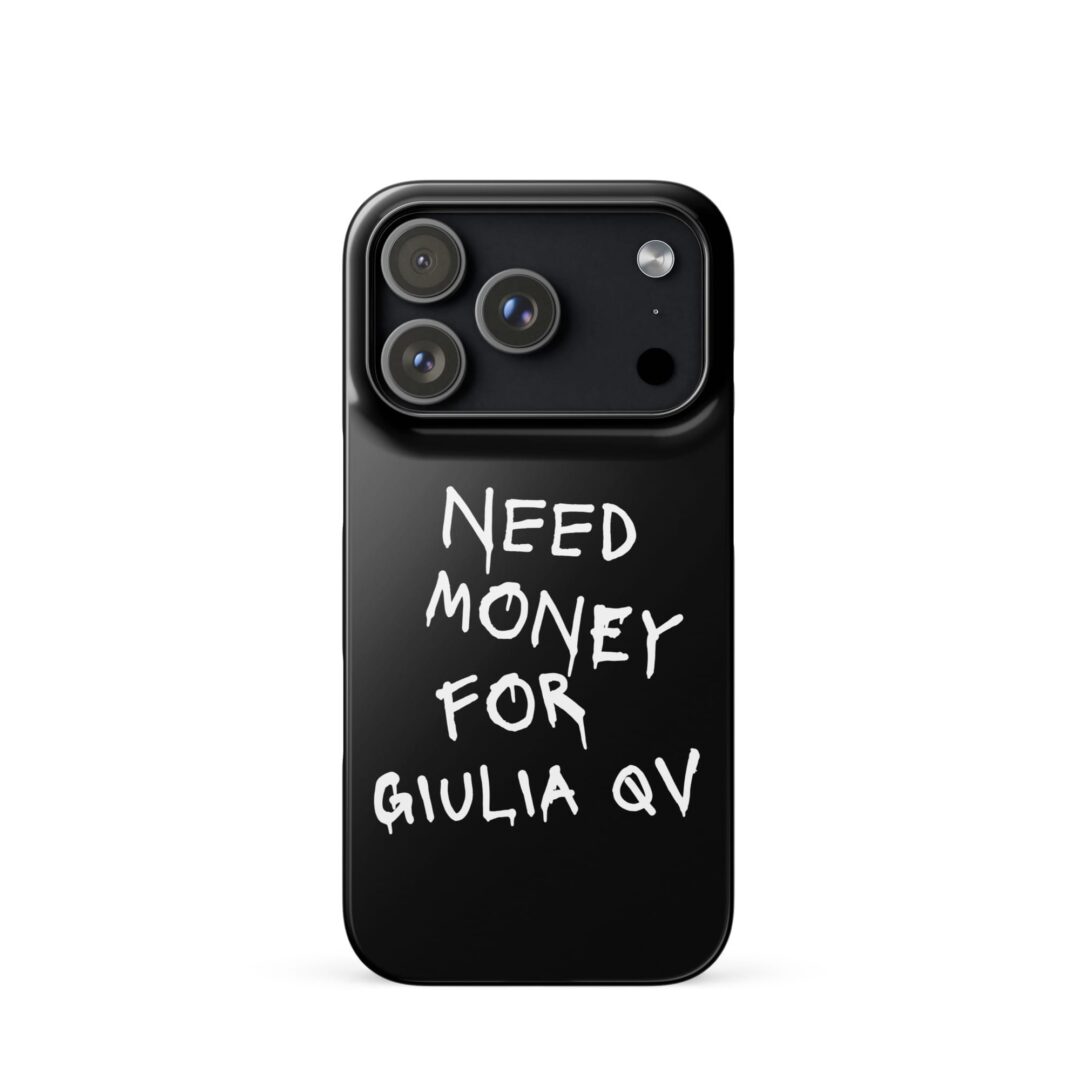 Need Money For Giulia QV Nero Snap case for iPhone® 20 Need Money For Giulia QV Nero Snap case for iPhone® - Image 20