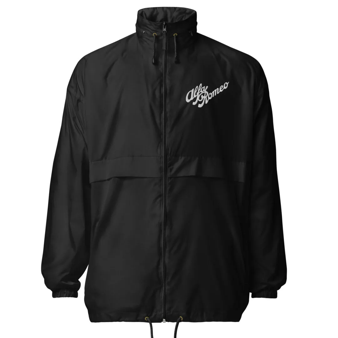 Alfa Romeo Vintage Logo Embroidered Windbreaker