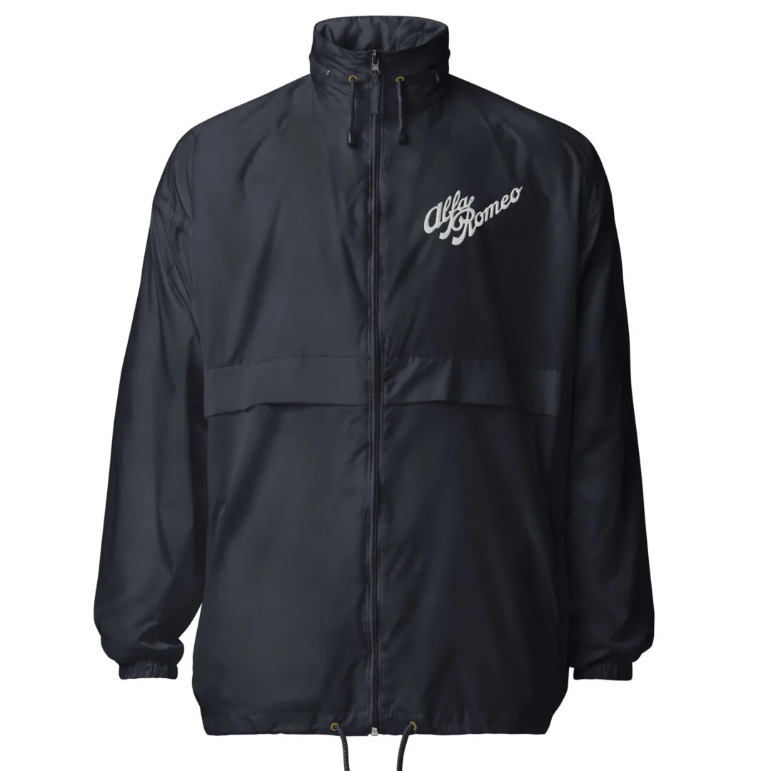 Alfa Romeo Vintage Logo Embroidered Windbreaker - Image 2