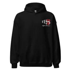 Alfa Romeo 115th Anniversary Embroidered Hoodie