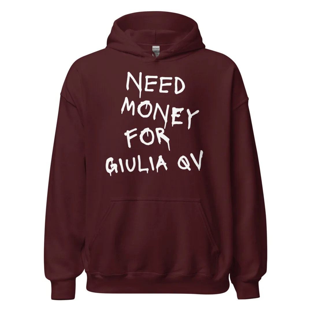 Felpa Need Money for Giulia QV - immagine 3